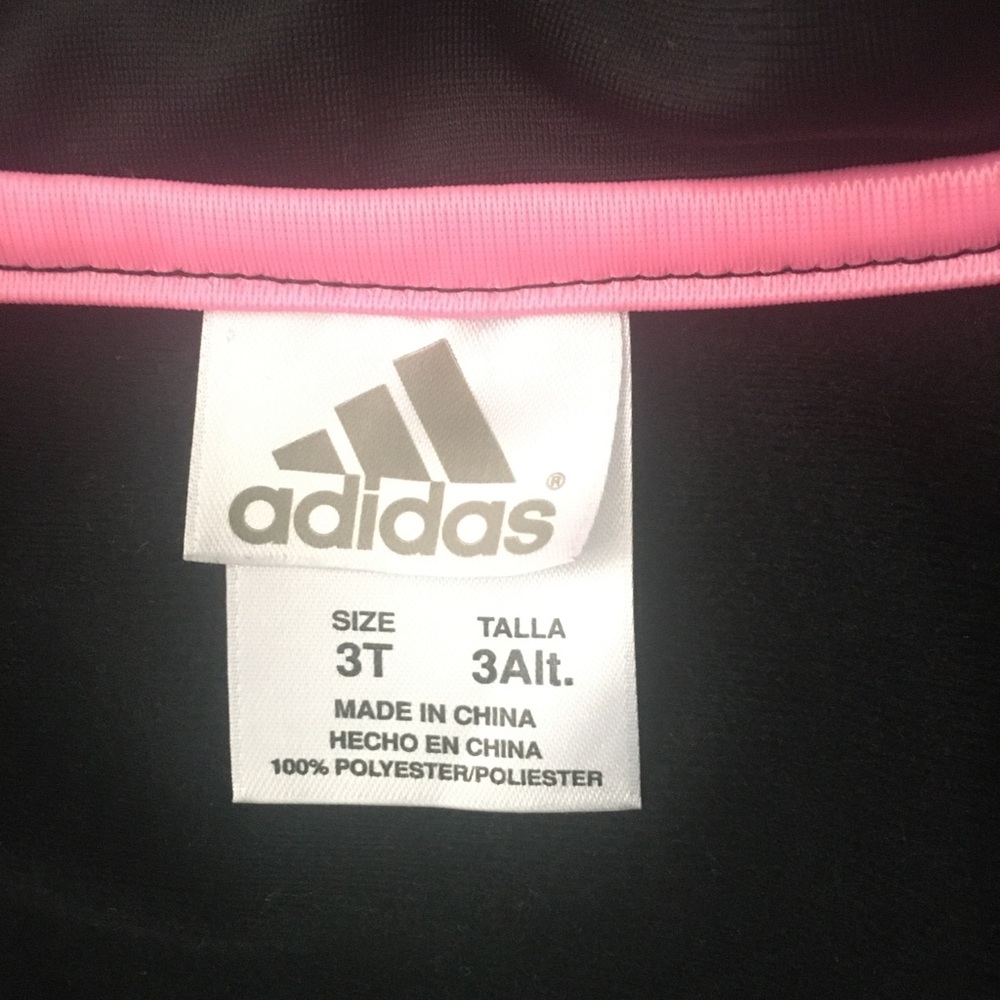 Adidas Girls Track Suit Set. 3T. - Picture 4 of 4